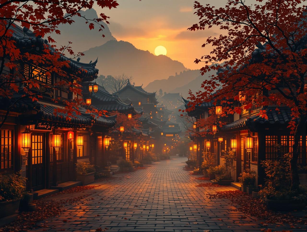 看短剧品牌故事 看短剧品牌故事 - 温暖的小镇乡村景象